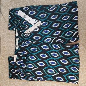 Jones New York Womens Peacock SOHO Ankle Pants